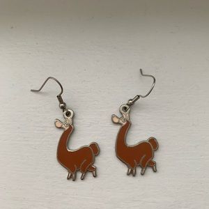 Llama Dangly Earrings